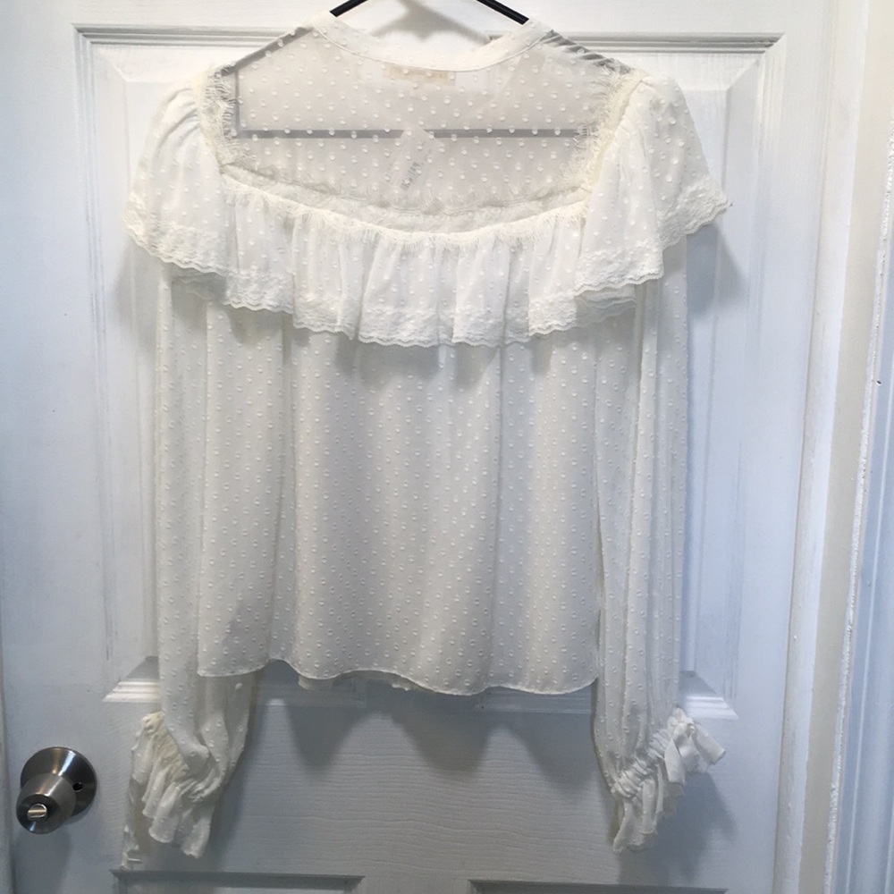 LoveShackFancy Erica Swiss Dot blouse - Picture 12 of 16